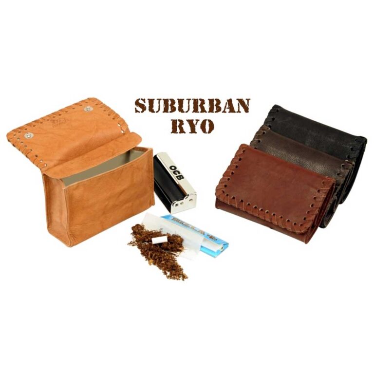 Porta Tabacco In Pelle Gusti - Custodia Jesse In Vera Pelle Conciata Al Vegetale, Made In India - Foto 8