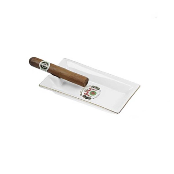 Lubinski posacenere per sigaro rettangolare bianco codice EMC001