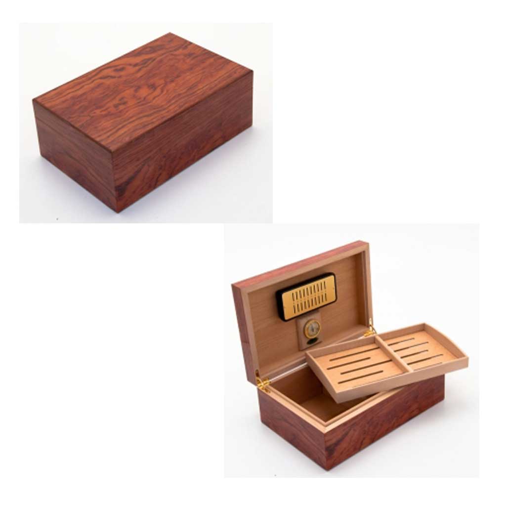 Marconi humidor in legno per 70 sigari, in legno con vassoio • Tabaccheria  Troisi