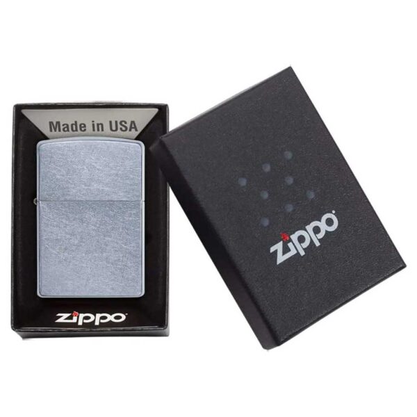 Zippo accendino 2017 street chrome confezione