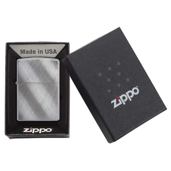 Zippo diagonal weave confezione 28182